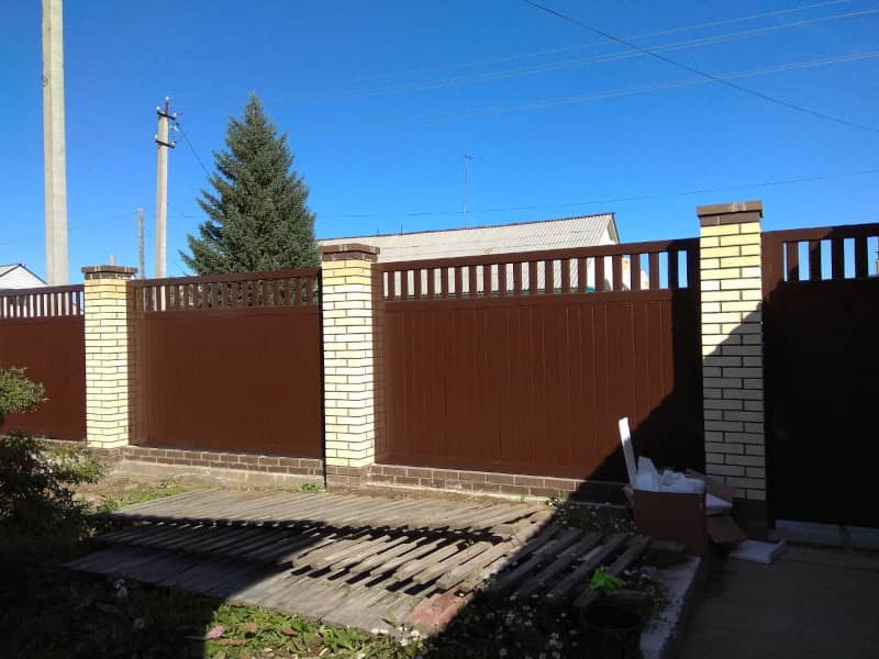 Забор DoorHan в Кемеровской области с установкой
